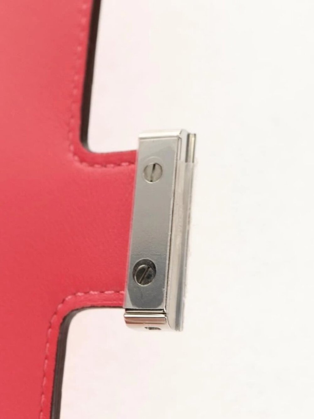 HERMES Constance Long Wallet Leather Pink Auth 141188SM - Picture 9 of 15